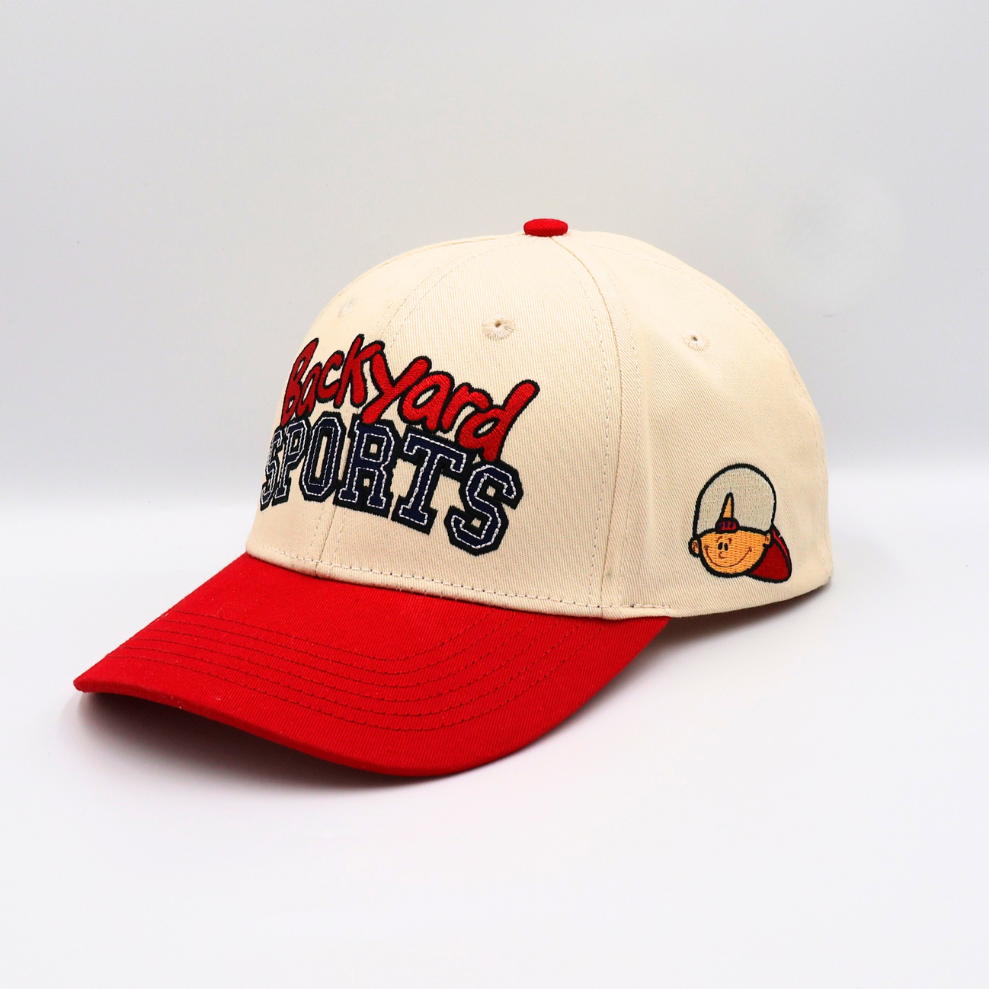 Backyard Sports Hat - Cream/Red