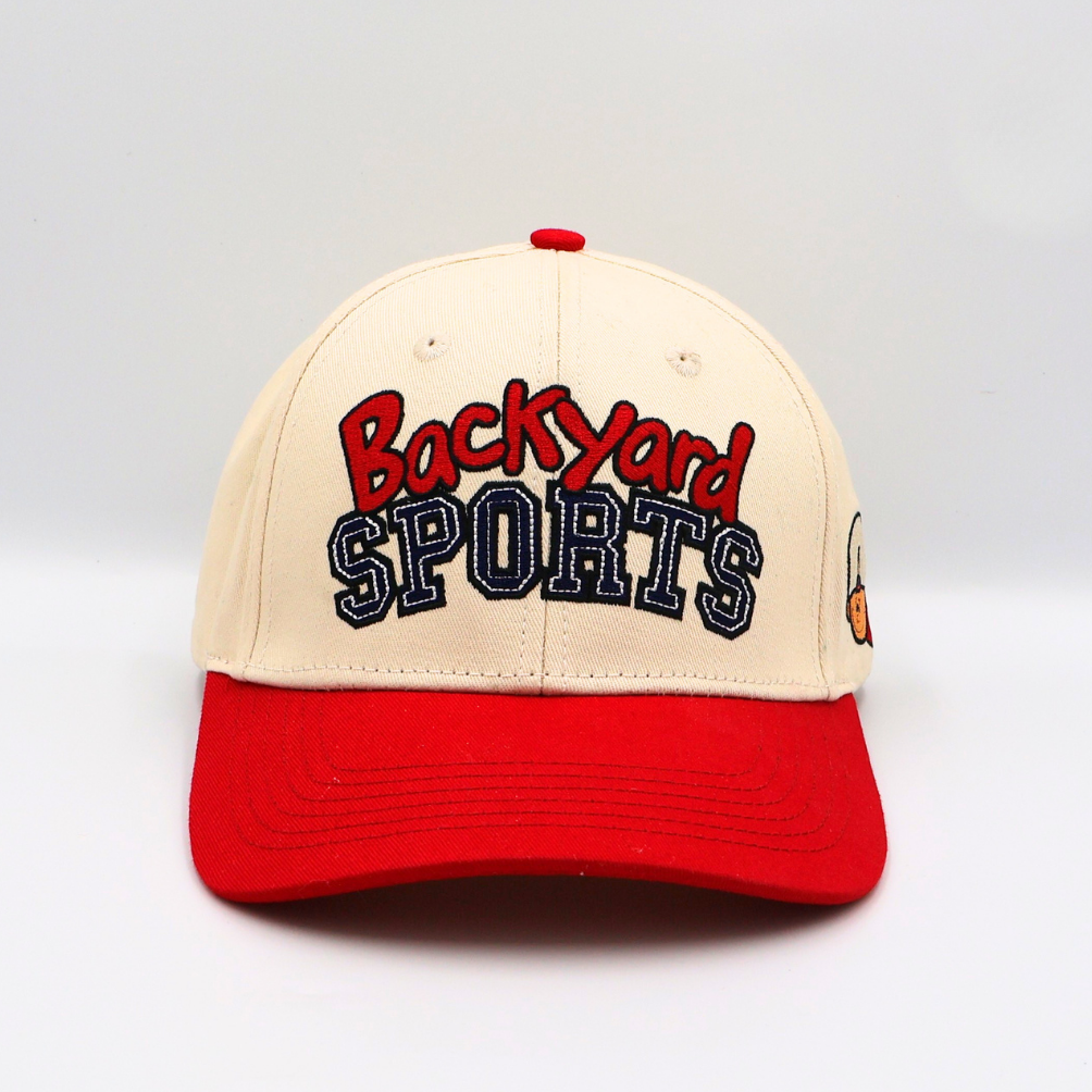 Backyard Sports Hat - Cream/Red