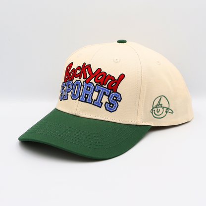Backyard Sports Hat - Cream/Green with Pablo Sketch
