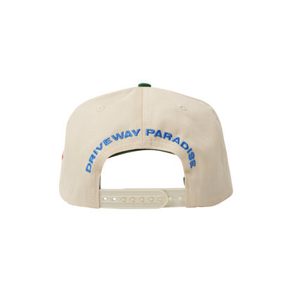 BACKYARD SPORTS HAT - CREAM/GREEN